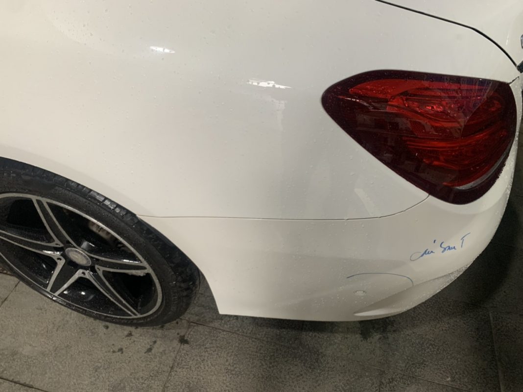 Làm đồng và sơn dặm cho xe MERCEDES